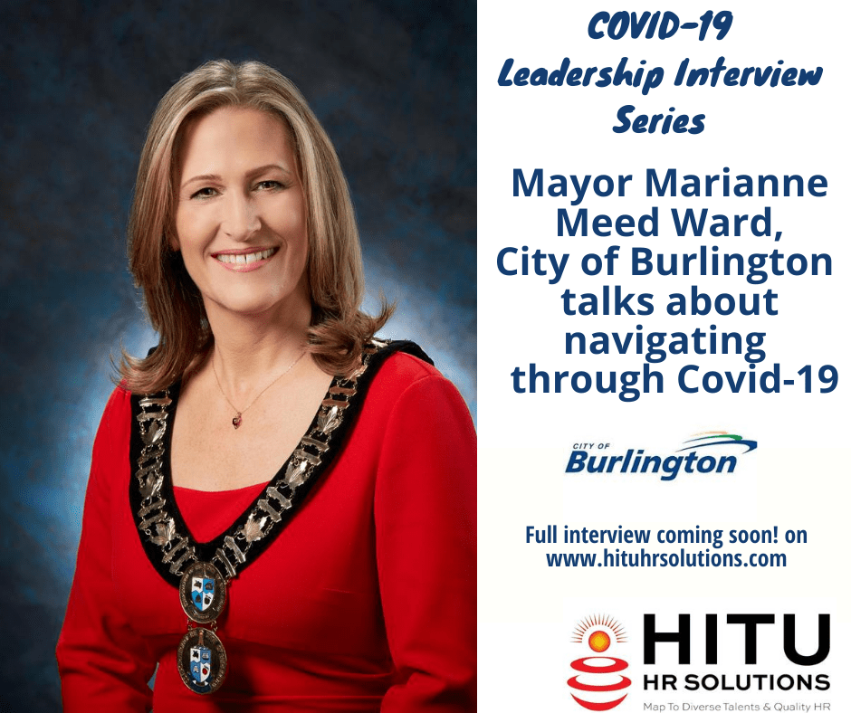 Leadership Interview Series 2020 presents the Mayor Marianne Meed Ward, City of Burlington